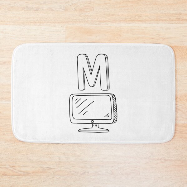 Item preview, An Illustration of letter M stand for Monitor designed and sold by rasagamastore.