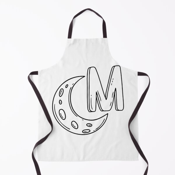 Item preview, An Illustration of letter M stand for Moon designed and sold by rasagamastore.