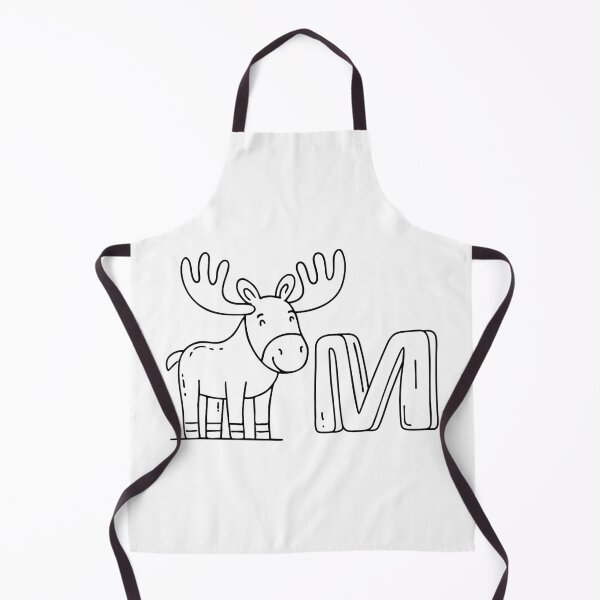 Item preview, An Illustration of letter M stand for Moose designed and sold by rasagamastore.