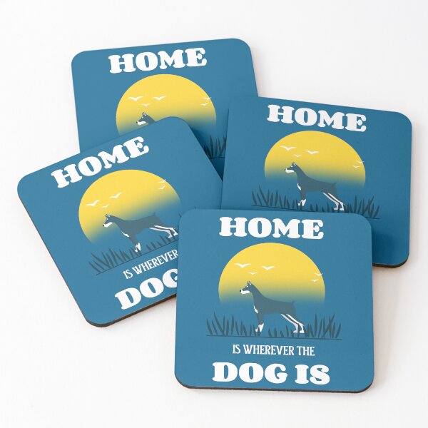 Item preview, HOME IS WHERE THE DOG IS designed and sold by loyaltyartistry.