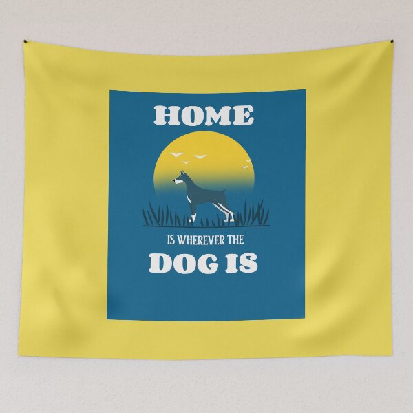 Item preview, HOME IS WHERE THE DOG IS designed and sold by loyaltyartistry.