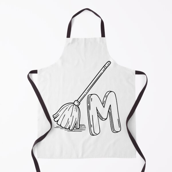 Item preview, An Illustration of letter M stand for Mop designed and sold by rasagamastore.