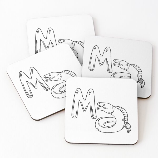Item preview, An Illustration of letter M stand for Moray designed and sold by rasagamastore.