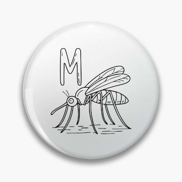 Item preview, An Illustration of letter M stand for Mosquito designed and sold by rasagamastore.