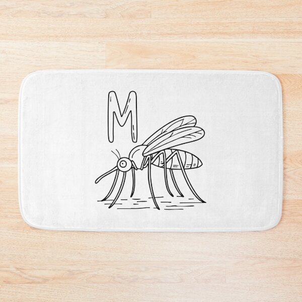 Item preview, An Illustration of letter M stand for Mosquito designed and sold by rasagamastore.
