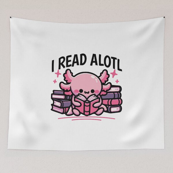 Item preview, I Read Alotl - Cute Axolotl Book Lover designed and sold by HandicraftArt.