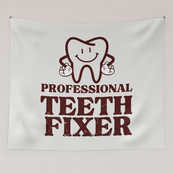 Item preview, Professional Teeth Fixer, Funny Dentist, Dental Surgeon, Dental Nurse, Dental Assistant, Dental Hygienist designed and sold by Anniko Art Studio.