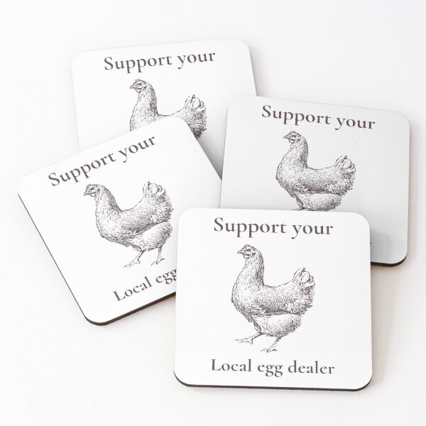 Item preview, Support Your Local Egg Dealer T-Shirt - Funny Chicken Farm Shirt“ egg farming T-shirt designed and sold by Kaehaniz.