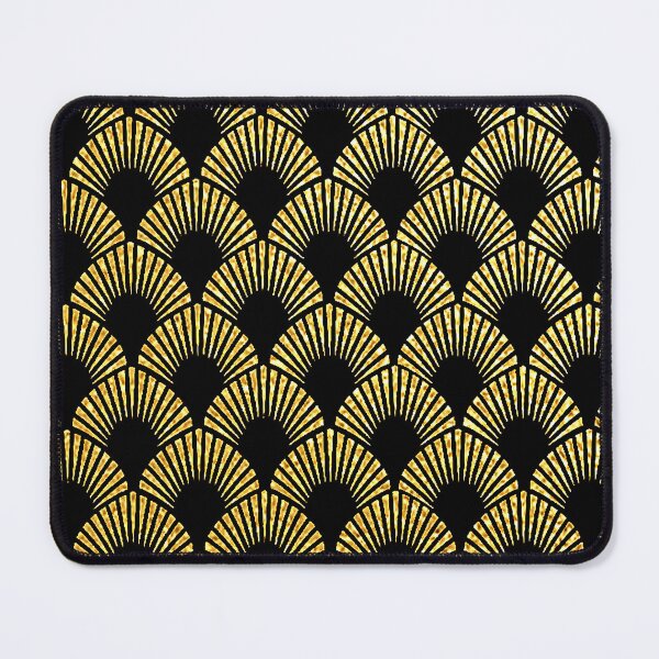 Item preview, Romantic Gold-Hues And Black Art Deco Pattern designed and sold by DEC02.