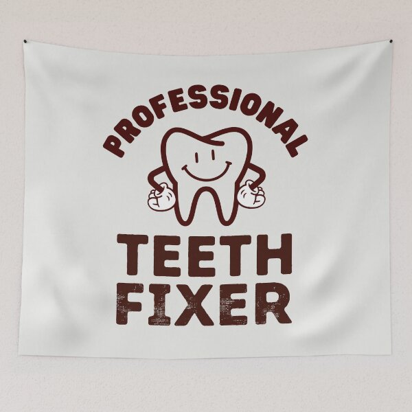 Item preview, Professional Teeth Fixer, Funny Dentist, Dental Surgeon, Dental Nurse, Dental Assistant, Dental Hygienist designed and sold by Anniko Art Studio.