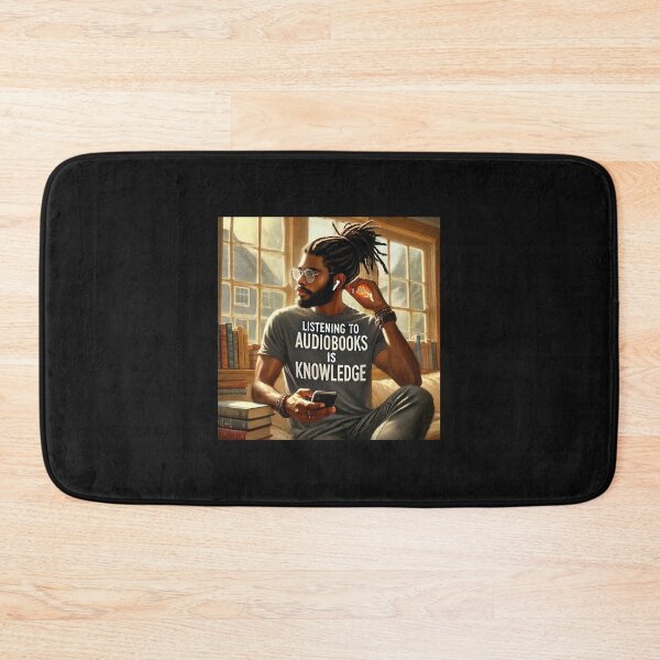 Item preview, Listening To Audiobooks - Young Man designed and sold by Antuan Simmons.