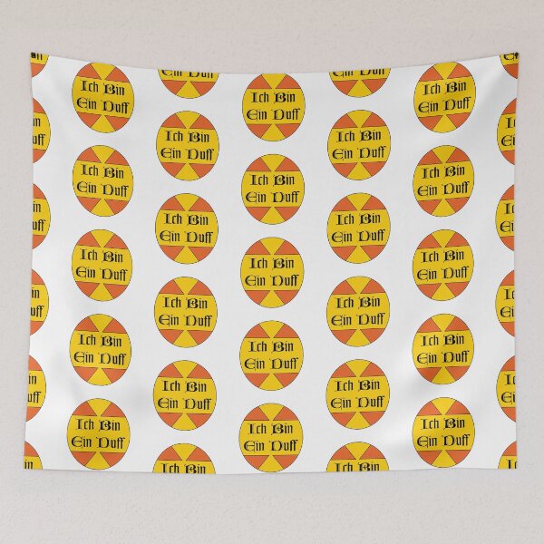 Item preview, Ich bin ein Duff sticker designed and sold by cubiclecoma.