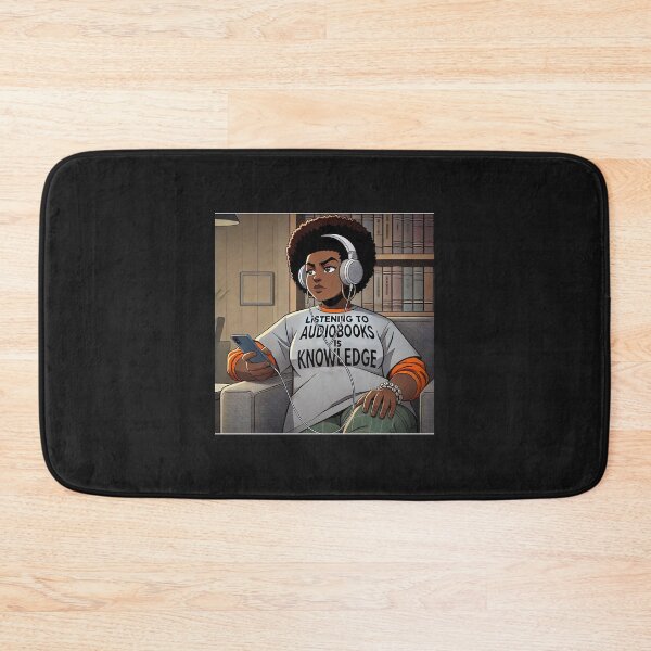 Item preview, Listening To Audiobooks - Young Lady 2 designed and sold by Antuan Simmons.
