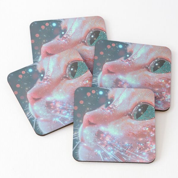 Item preview, Mecha Whiskers | Cosmic Kitty designed and sold by Cyber Garden Studio.