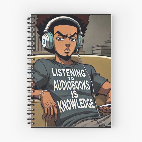Item preview, Listening To Audiobooks - Young Man designed and sold by Antuan Simmons.
