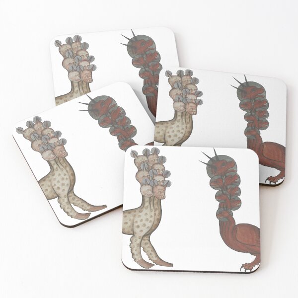 Item preview, Seven headed medieval monsters designed and sold by IllmadeErrant.