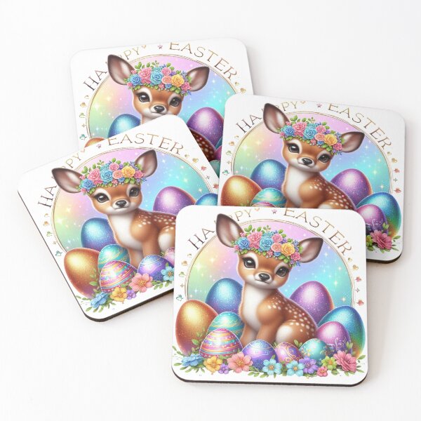 Item preview, Deer, baby, Easter, Spring, Rainbow, Colorful designed and sold by Brilliant minds.