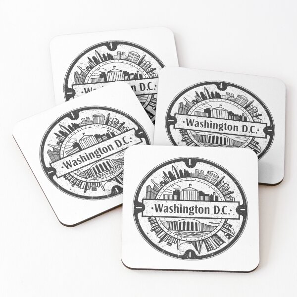Item preview, Washington D.C.: Round manhole cover designed and sold by GraffitiLab.