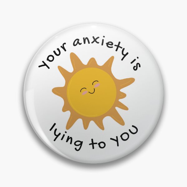 Item preview, Your anxiety is lying to you! designed and sold by SwiftStickerz.