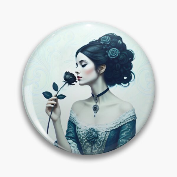 Item preview, The Black Rose, in Blue designed and sold by AJSRPrints.