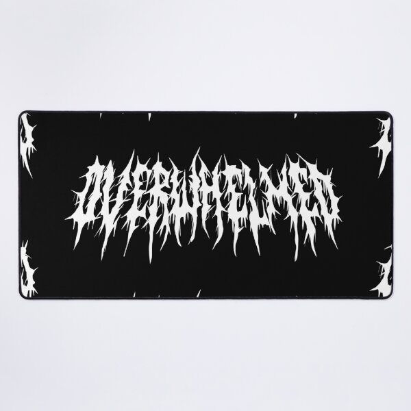 Aperçu de l'œuvre Overwhelmed Metal Logo – Deathcore / Death Metal Aesthetic créée et vendue par ArtworkByCasey.