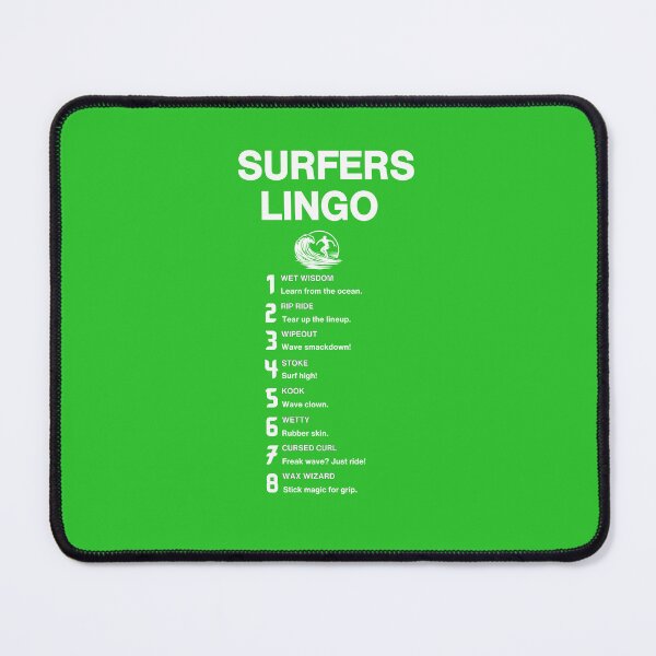 Item preview, SURFERS LINGO designed and sold by SSBPLLC.