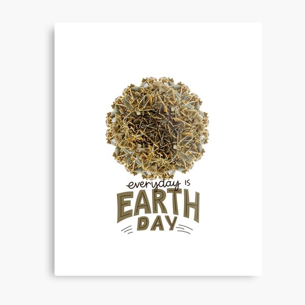 Aperçu de l'œuvre Happy Earth Day by Brown Barite Celebrate Nature with Unique Gemstone Designs créée et vendue par ArtDesignTp.
