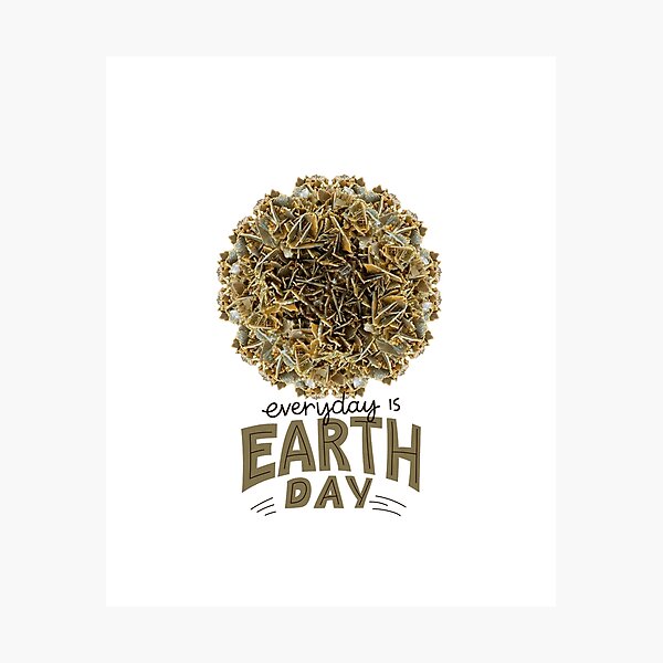 Item preview, Earth Day Design by Brown Barite designed and sold by ArtDesignTp.