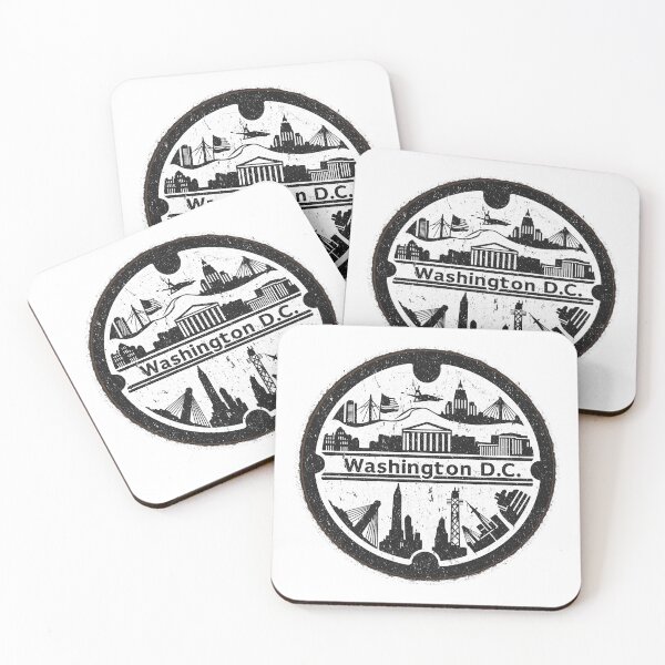 Item preview, Washington D.C.: Round manhole cover designed and sold by GraffitiLab.