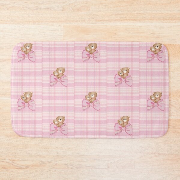 Item preview, Mother and Baby Teddy Bears with Pink Bow designed and sold by The Sweet Pixel.