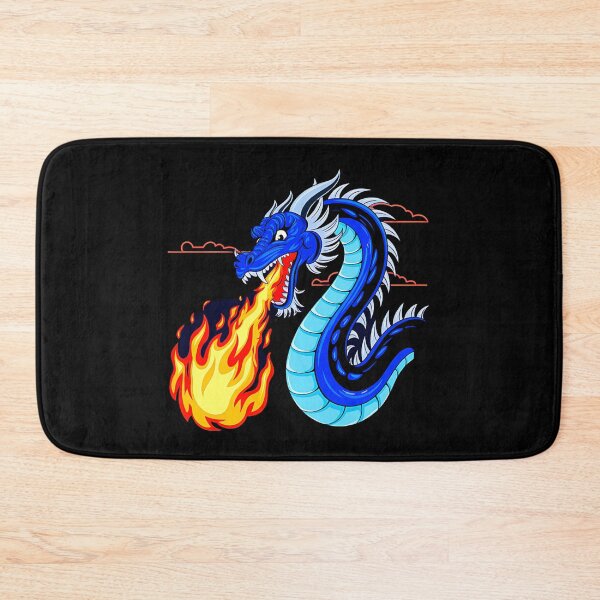 Item preview, Fire Breathing Blue Dragon designed and sold by SteezeeStore.