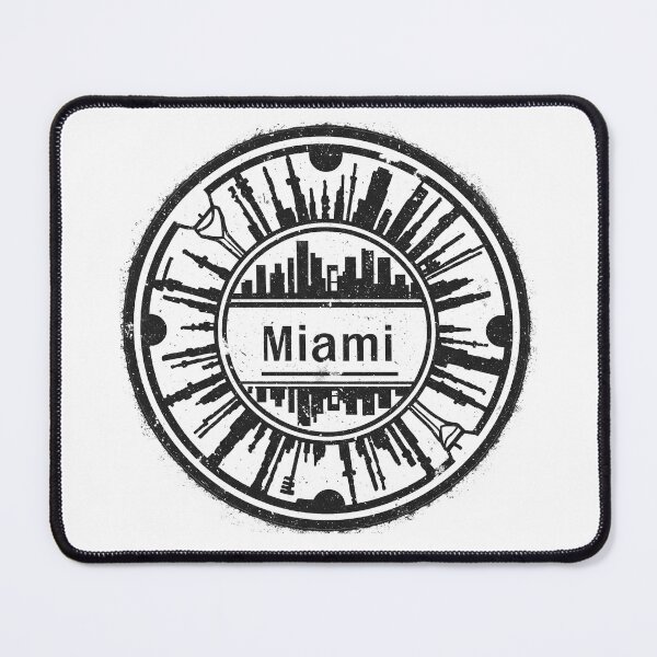 Item preview, Miami: Round Manhole Cover designed and sold by GraffitiLab.