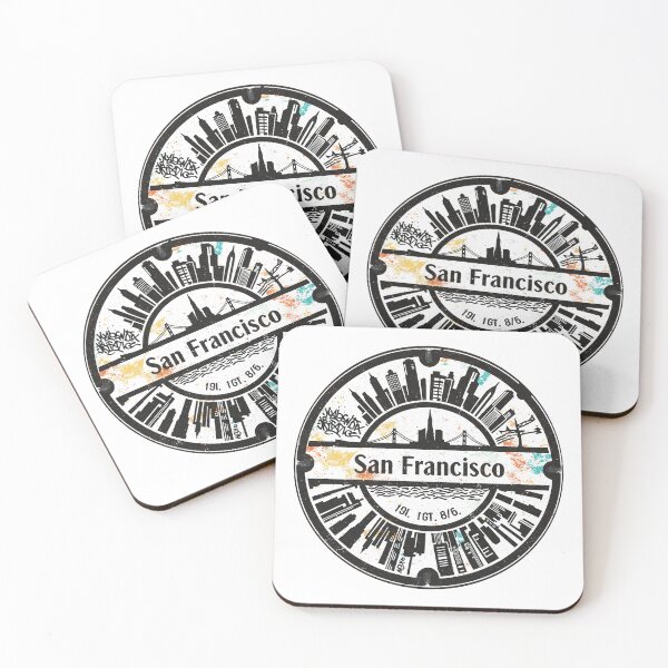 Item preview, San Francisco: Round Manhole Cover designed and sold by GraffitiLab.