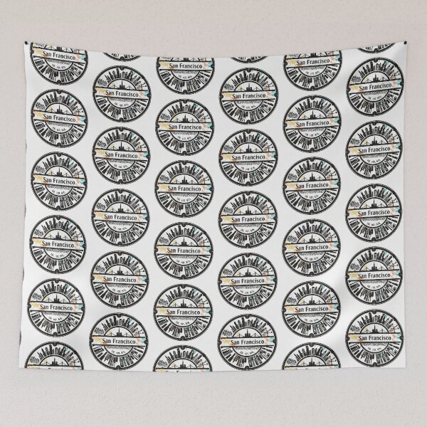 Item preview, San Francisco: Round Manhole Cover designed and sold by GraffitiLab.