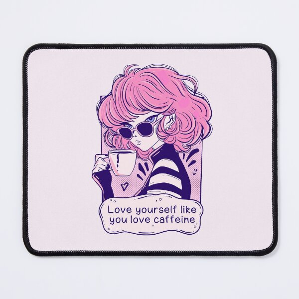 Item preview, Love Yourself Like You Love Caffeine – Funny Coffee Quote designed and sold by Jess.a.creates.
