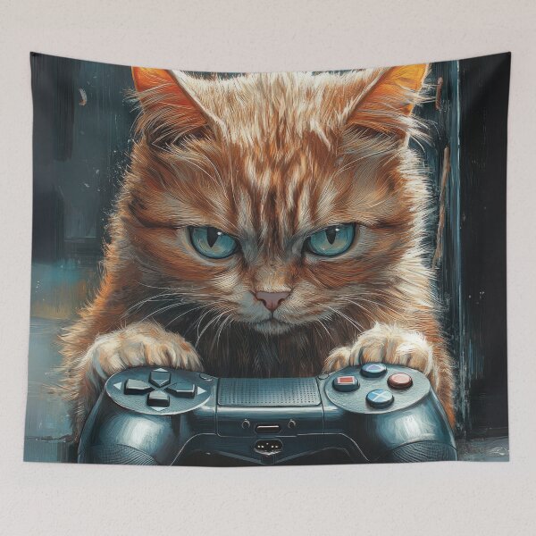 Item preview, Adorable Orange Cat Gamer: Go Ahead, Underestimate Me designed and sold by bAIryBarn.