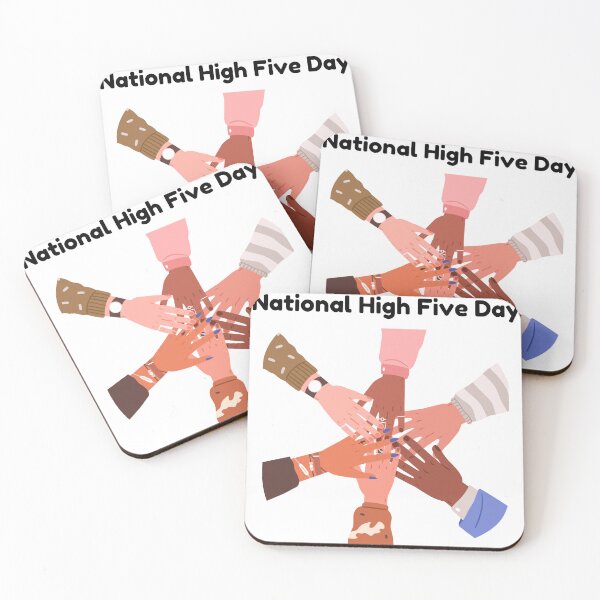 Item preview, Happy National High Five Day designed and sold by Wear Sculpt.