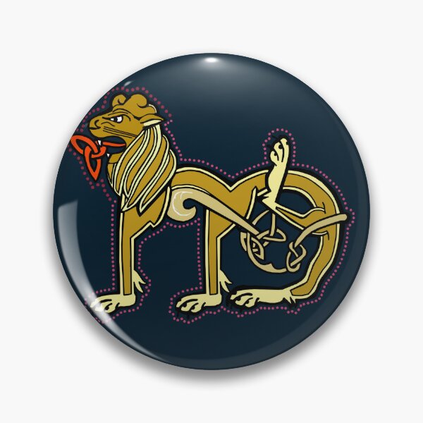 Item preview, Roaring Medieval Lion Letter M designed and sold by Donnahuntriss.