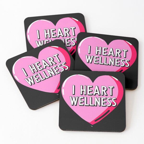 Item preview, Pink I Heart Wellness designed and sold by SteezeeStore.