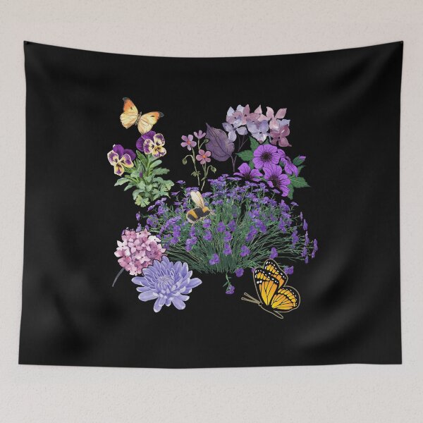 Item preview, Colorful Purple Spring Garden Blooming Design designed and sold by EarthArtDesigns.