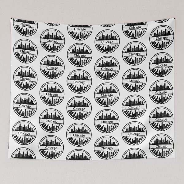 Item preview, Chicago: Round Manhole Cover designed and sold by GraffitiLab.
