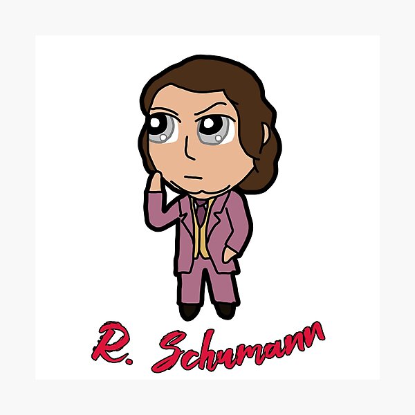 Item preview, Chibi Classical Composers: Schumann designed and sold by michellekchen.