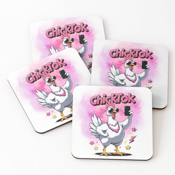 Item preview, ChickTok – Trendy Influencer Chicken Design designed and sold by CountryGirlStrong.