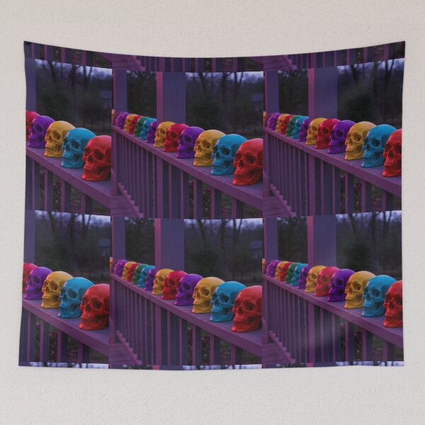 Item preview, Line of Colorful Skulls designed and sold by Ghostface2025.