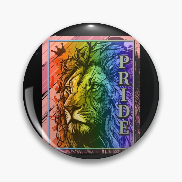 Item preview, Rainbow Lion Pride LGBT Gay Flag designed and sold by Clara Hollins.
