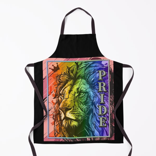 Item preview, Rainbow Lion Pride LGBT Gay Flag designed and sold by Clara Hollins.