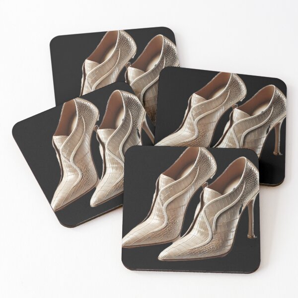 Item preview, Elegant women's high-heeled shoes made of luxurious snake skin  designed and sold by branaghbel.