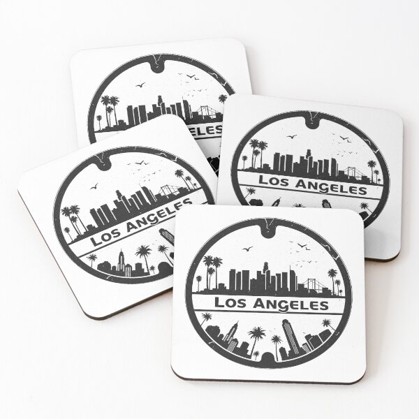 Item preview, Los Angeles: Round Manhole Cover designed and sold by GraffitiLab.