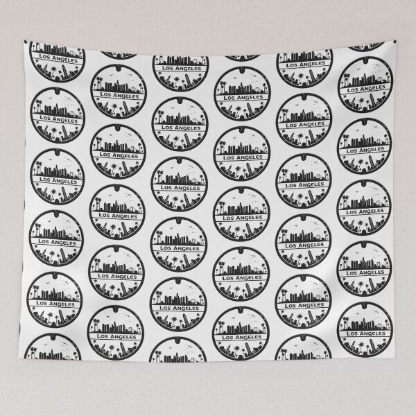 Item preview, Los Angeles: Round Manhole Cover designed and sold by GraffitiLab.