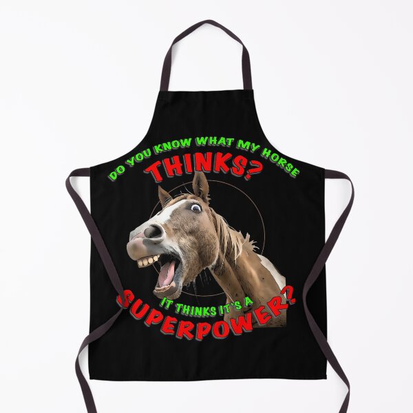Item preview, Do You Know What My Horse Thinks? It Thinks It’s a Superpower – Funny Horse Girl Tee designed and sold by Michael van der Hoorn.